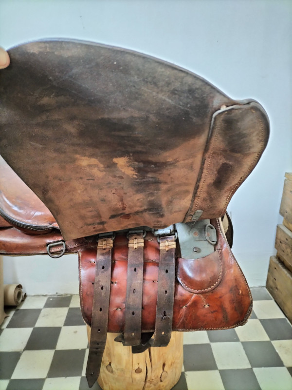 Paire D'ailes De Remplacement Pour Selle Western - En Cuir, Pour Attacher Des Outils Ou Accessoires