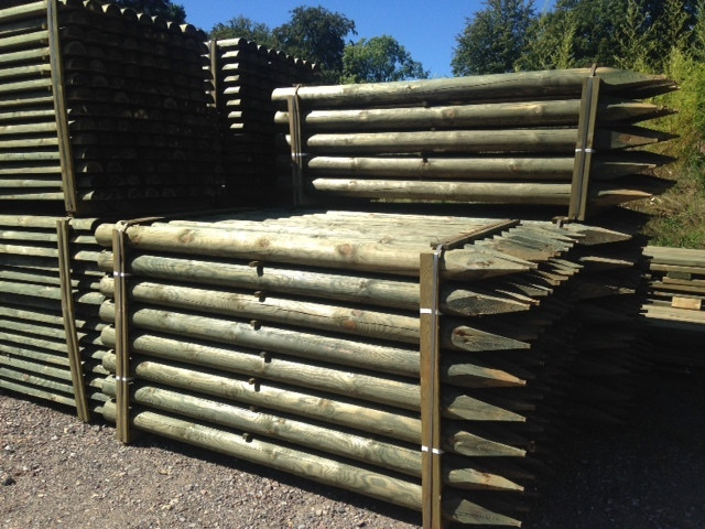 Poteau Bois Rond Diametre 80 Brico Depot