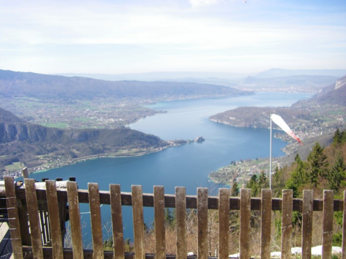 Lac d'Annecy vu du col de la Forclaz
