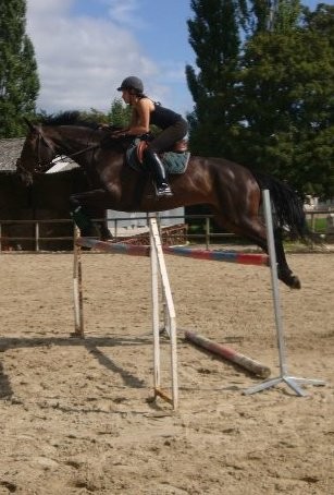 Moi sur Nella de la marsange. SF de 11ans