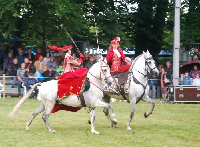 duel fleuret en amazone