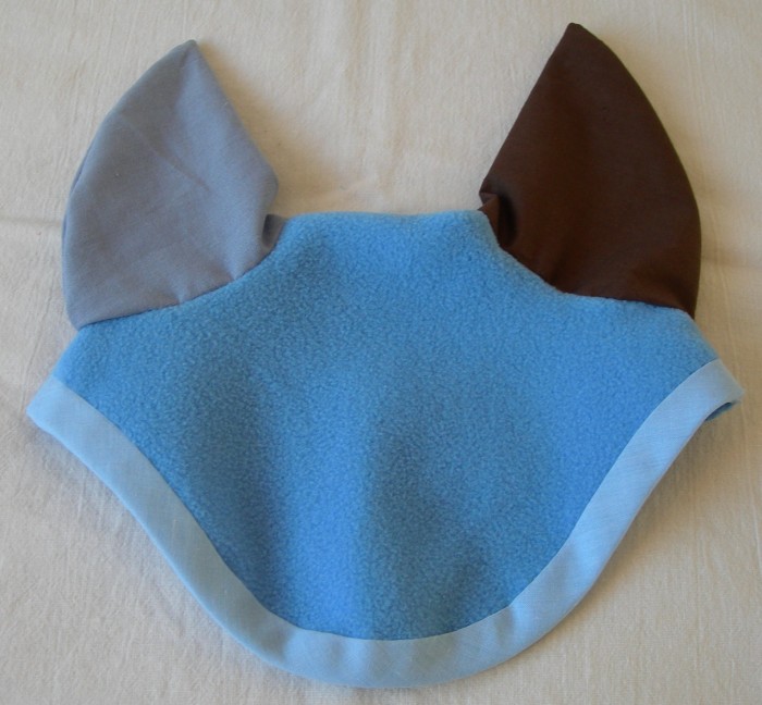 Bonnet. Taille Shet (Commande). Bleu et Marron 