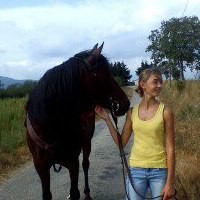 Moi et une jument Naza 