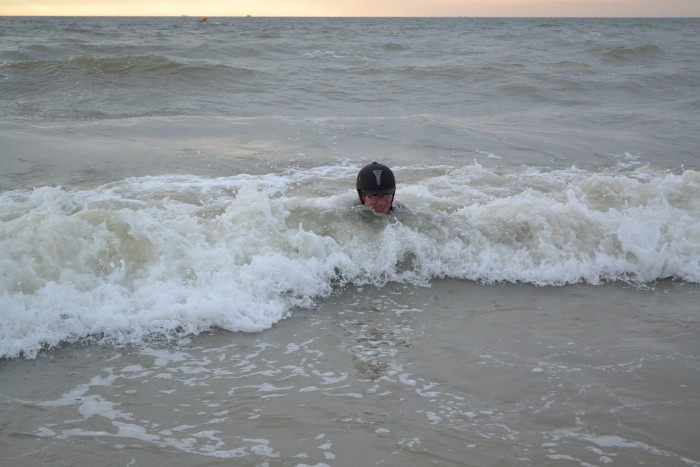 baignade a la plage