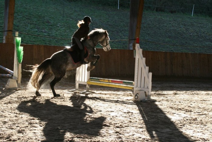 Saut directionnel vu de derrire