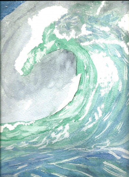 La Vague inspire du Matre Hokusai
