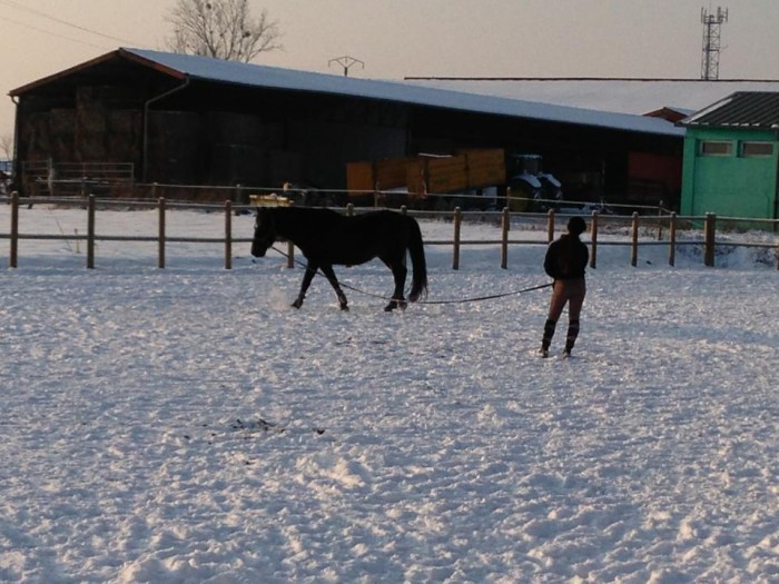 Longe dans la neige ... i like <3