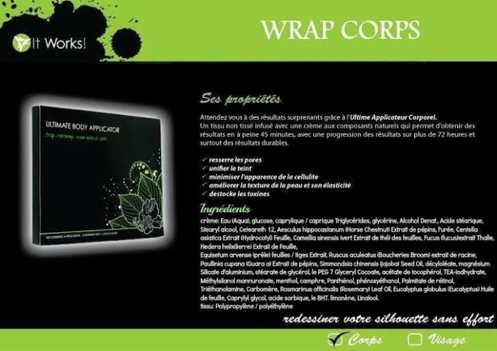 Wrap minceur efficasse Wrap minceur efficasse
