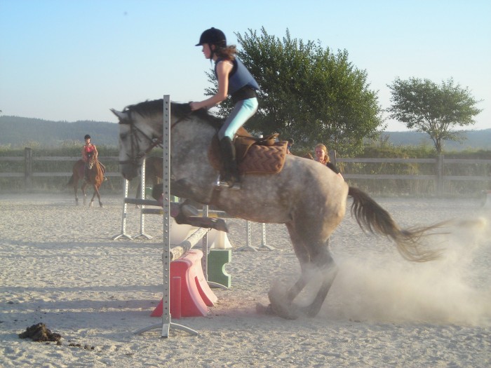 ouega et moi en saut
