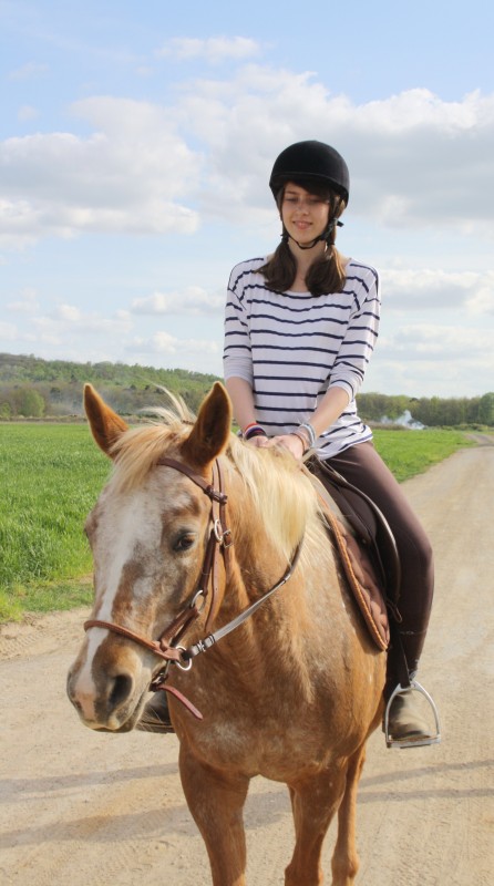 Redskin et moi (1er poney en demi pension) 2012