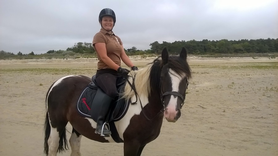 Aot 2015 Premire sortie  la plage.