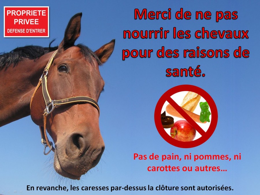 Affiches / pancartes de prés