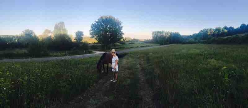 Cette jument ma passion , mon r�ve depuis maintenant 2 ans... # passion#horse#r�ve d\'une vie#Belette# 
