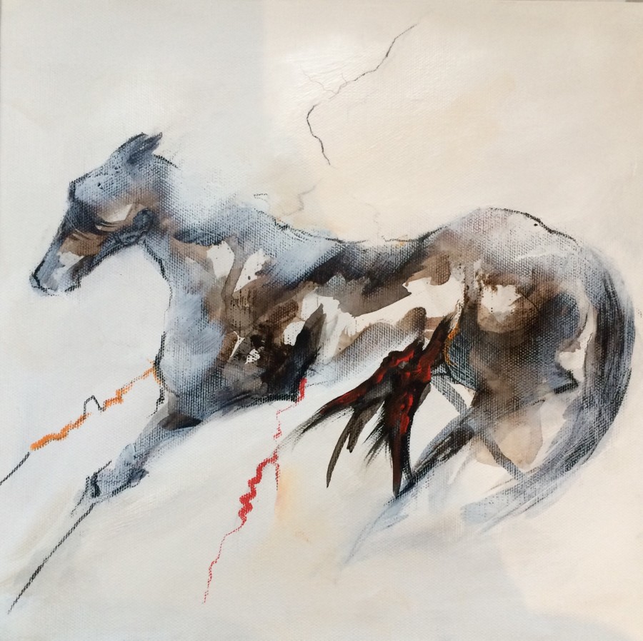 Acrylique sur toile ft 30 x 30 200 euros