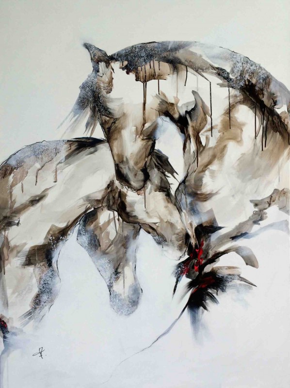 Acrylique sur toile ft 130 x 97 4000 euros 