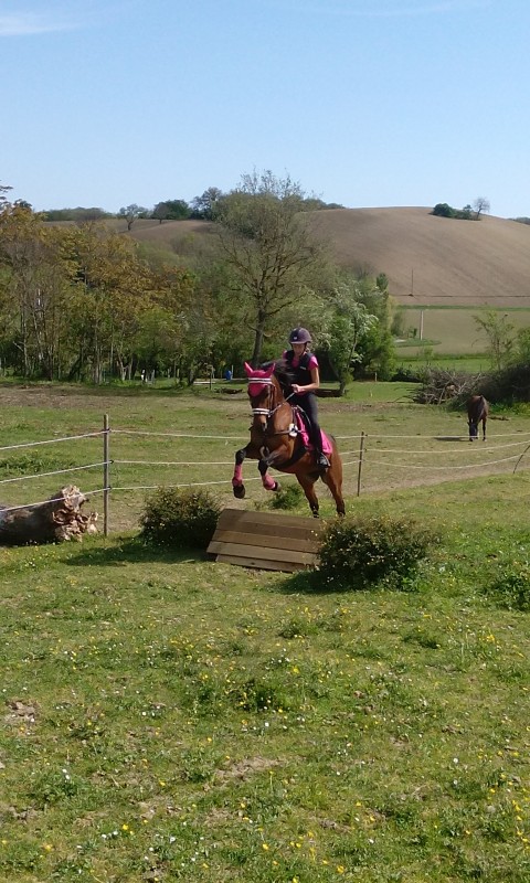 Saut sur le cross avec la belle&#9829;