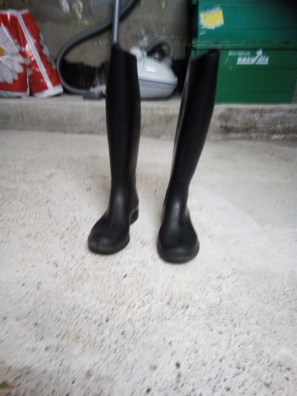 Bonjour,
Je vend une paire de bottes fouganza.
Elles ont tr�s peu servi. Bon �tat 
Prix : 10?
Pour plus d\'information me contacter en message priv�