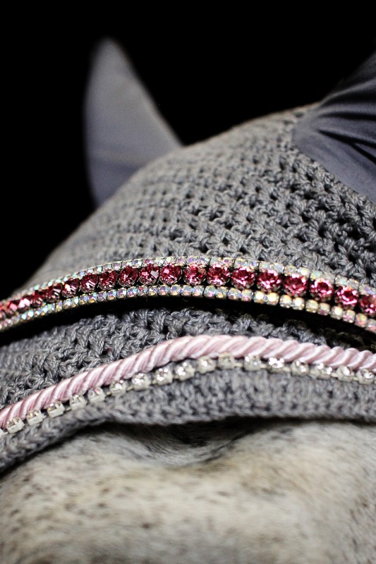 Bonnet et frontal strass Posh Horse