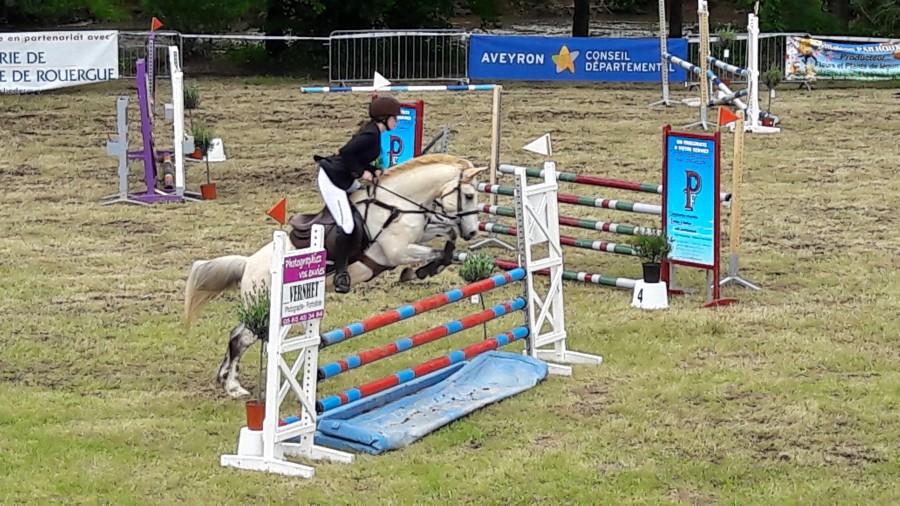Bravo au cheval que j\'ai mont�e � la comp�tition de cette apr�s-midi ! Demain on y retourne mais avec un autre cheval !!