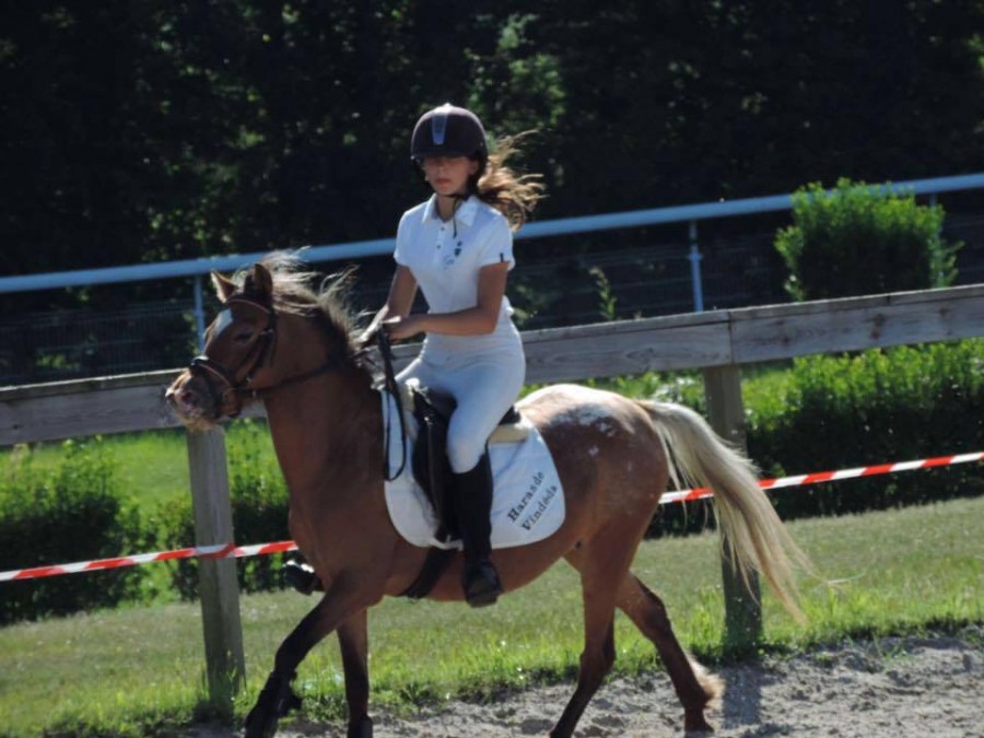 Aquar'elle des embruns. Nous finissons 7� championne d�partement en club 4