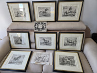 Srie de gravures de JAN VAN DER STRAETEN