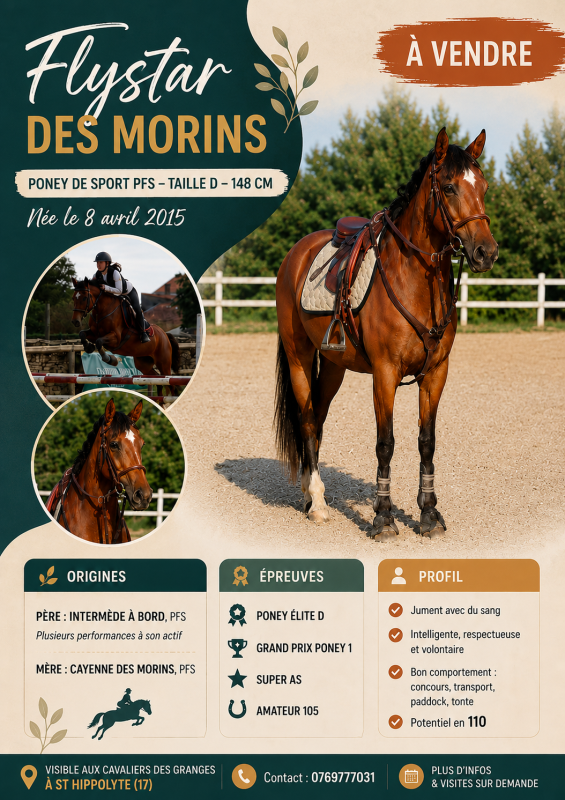 Vente de poney