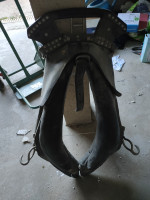 Vend collier cheval de trait ancien