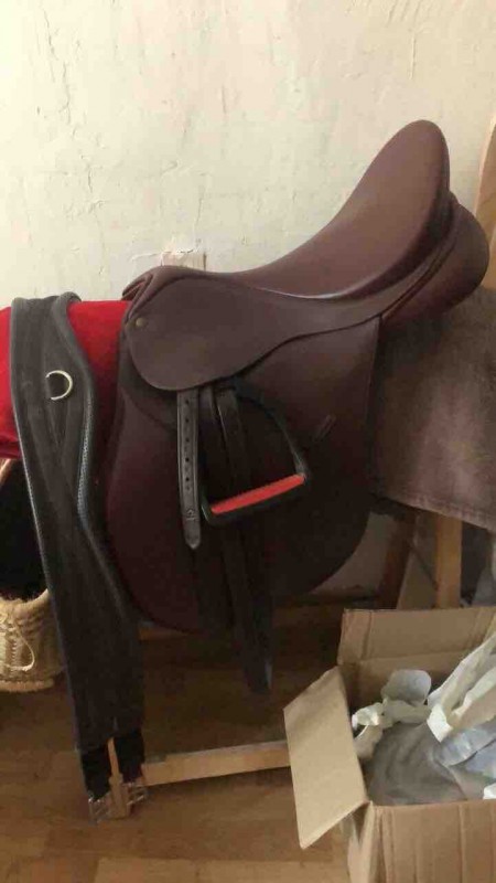 Selle mixte BATES CAPRILLI 

Taille 17,5? taille grand donc un 18? iras tout aussi bien 
Vendu toute �quip�e 

PRIX en MP 

Secteur Montpellier 
Mireval Lattes 