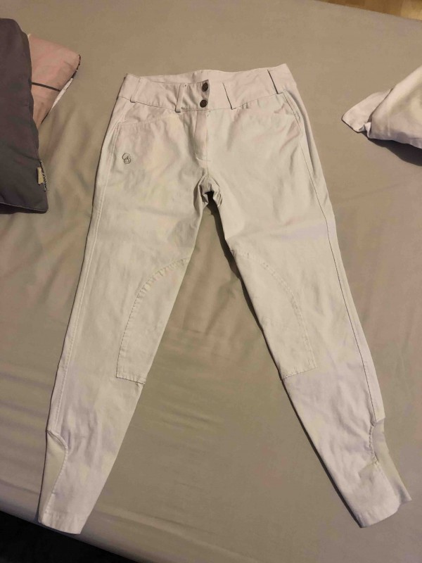 Vends pantalon de  concours blanc marque CSO
Tres bon �tat aucune taches
Taille 40
50? 