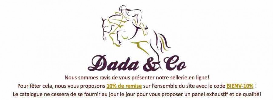 Bienvenue sur la nouvelle sellerie en ligne dada&co
