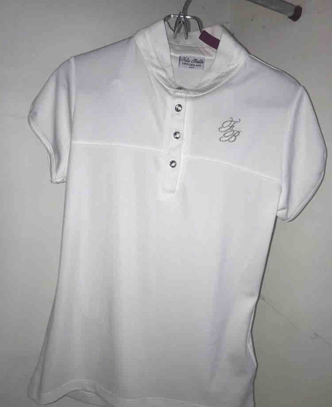 Polo concours blanc felix f�ler taille S 