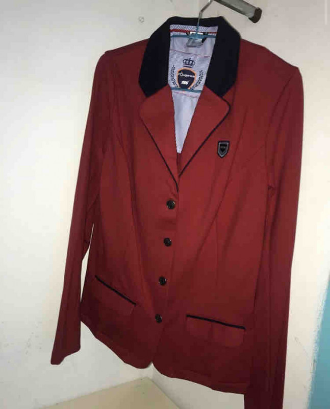 Veste de concours rougz fouganza taille 38 