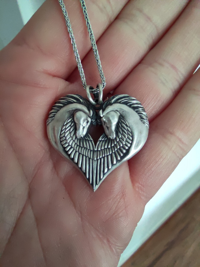 Mon pendentif en argent 