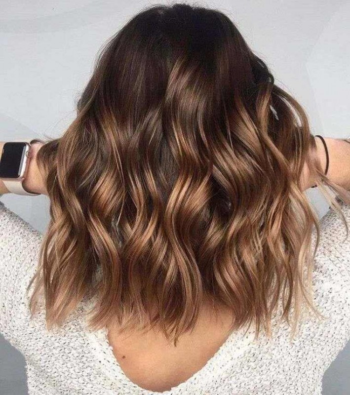 Quel balayage sur cheveux châtains ?