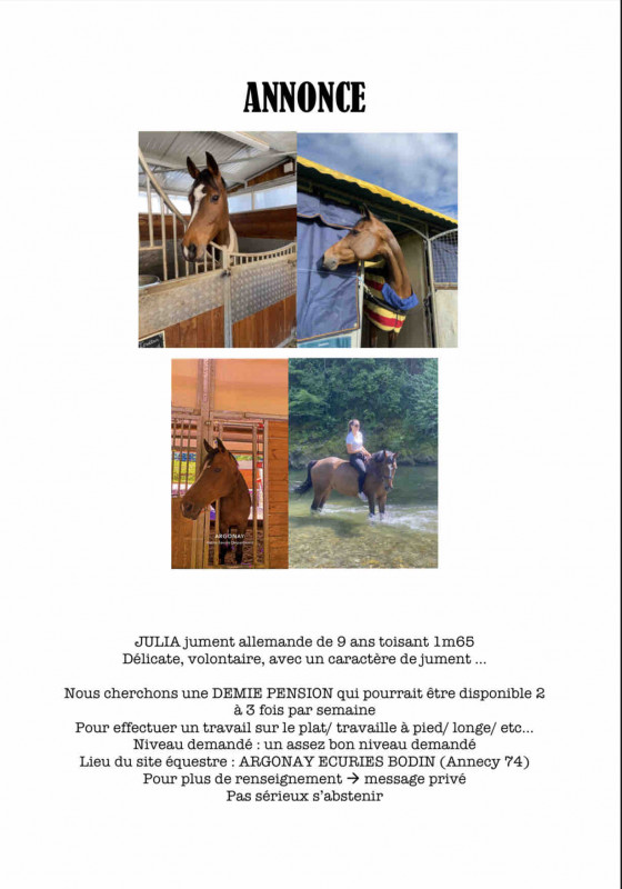 Recherche demi pension